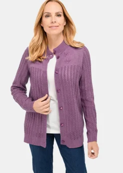 Ajourstrickjacke