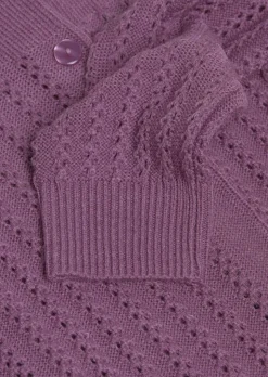 Ajourstrickjacke
