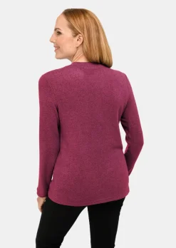 Angenehm weiches Shirt mit Glitzersteinen