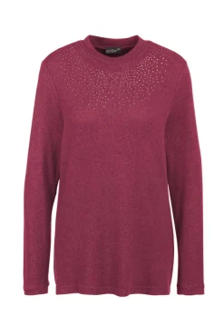 Angenehm weiches Shirt mit Glitzersteinen