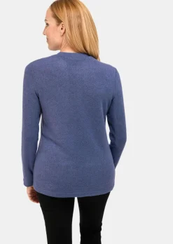 Angenehm weiches Shirt mit Glitzersteinen