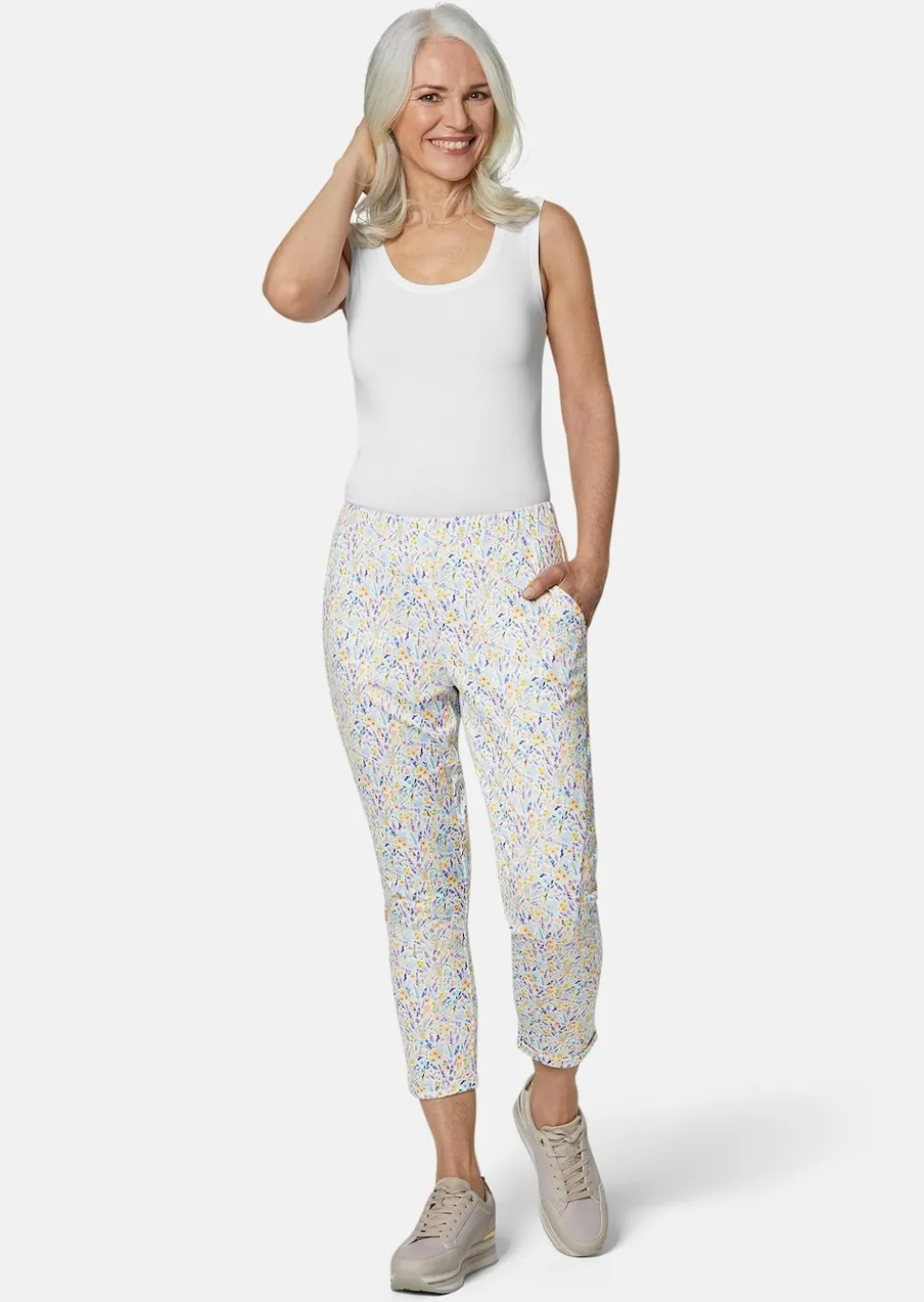 Attraktive Druckhose mit weichem Fall