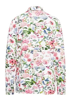 Ausdrucksstarke Jerseybluse mit Stretchanteil