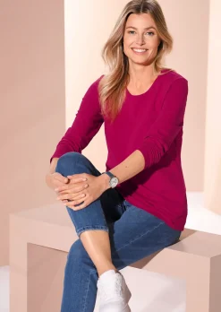Basic Langarmshirts - 3er-Pack