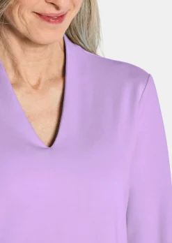 Basic-Shirt aus Interlock-Jersey