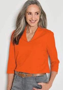 Basic-Shirt aus Interlock-Jersey