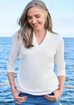 Basic-Shirt aus Interlock-Jersey