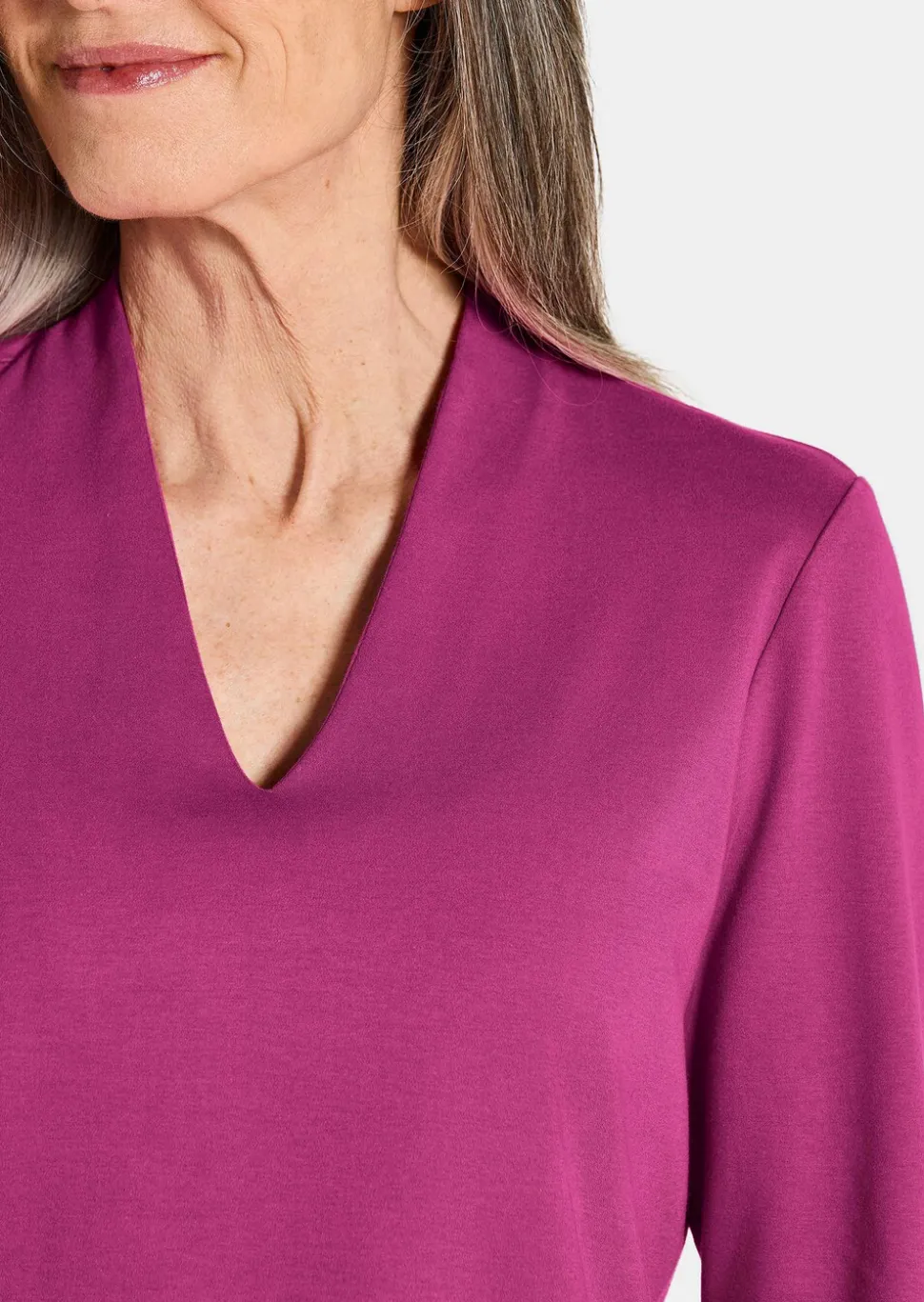 Basic-Shirt aus Interlock-Jersey