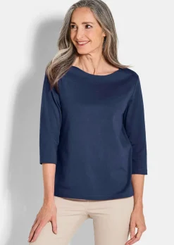 Basic-Shirt aus Interlock-Jersey