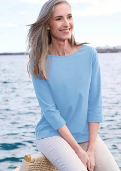 Basic-Shirt aus Interlock-Jersey