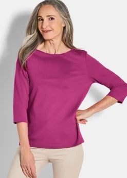 Basic-Shirt aus Interlock-Jersey