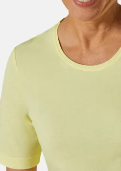 Basic T-Shirt aus reiner Baumwolle