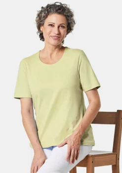 Basic T-Shirt aus reiner Baumwolle