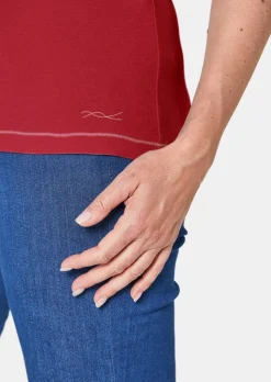 Basic T-Shirt aus reiner Baumwolle
