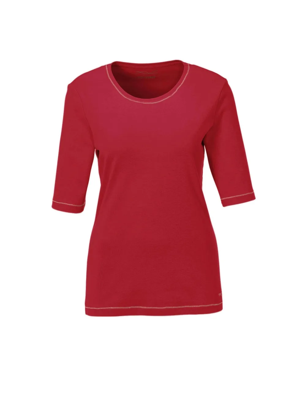 Basic T-Shirt aus reiner Baumwolle