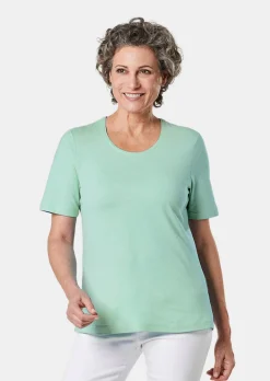 Basic T-Shirt aus reiner Baumwolle