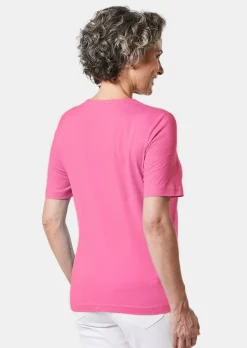 Basic T-Shirt aus reiner Baumwolle