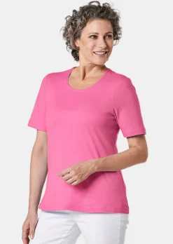 Basic T-Shirt aus reiner Baumwolle