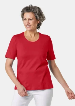 Basic T-Shirt aus reiner Baumwolle