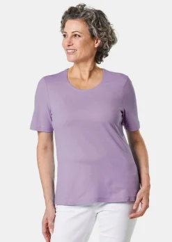 Basic T-Shirt aus reiner Baumwolle