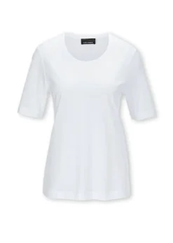 Basic T-Shirt aus reiner Baumwolle