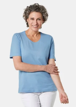 Basic T-Shirt aus reiner Baumwolle
