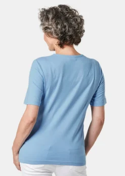 Basic T-Shirt aus reiner Baumwolle