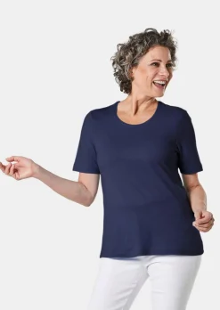 Basic T-Shirt aus reiner Baumwolle