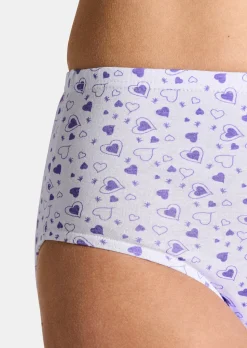 Baumwoll-Hüftslip im Mehrfachpack
