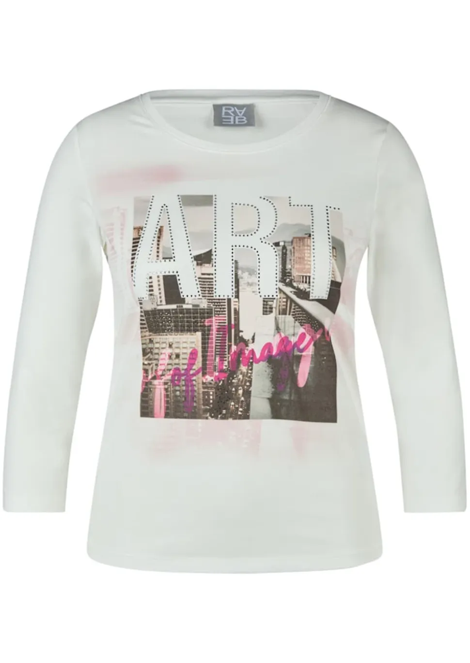 Baumwollshirt mit Frontmotiv