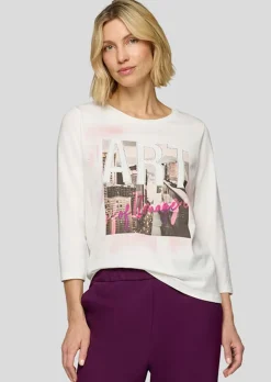 Baumwollshirt mit Frontmotiv