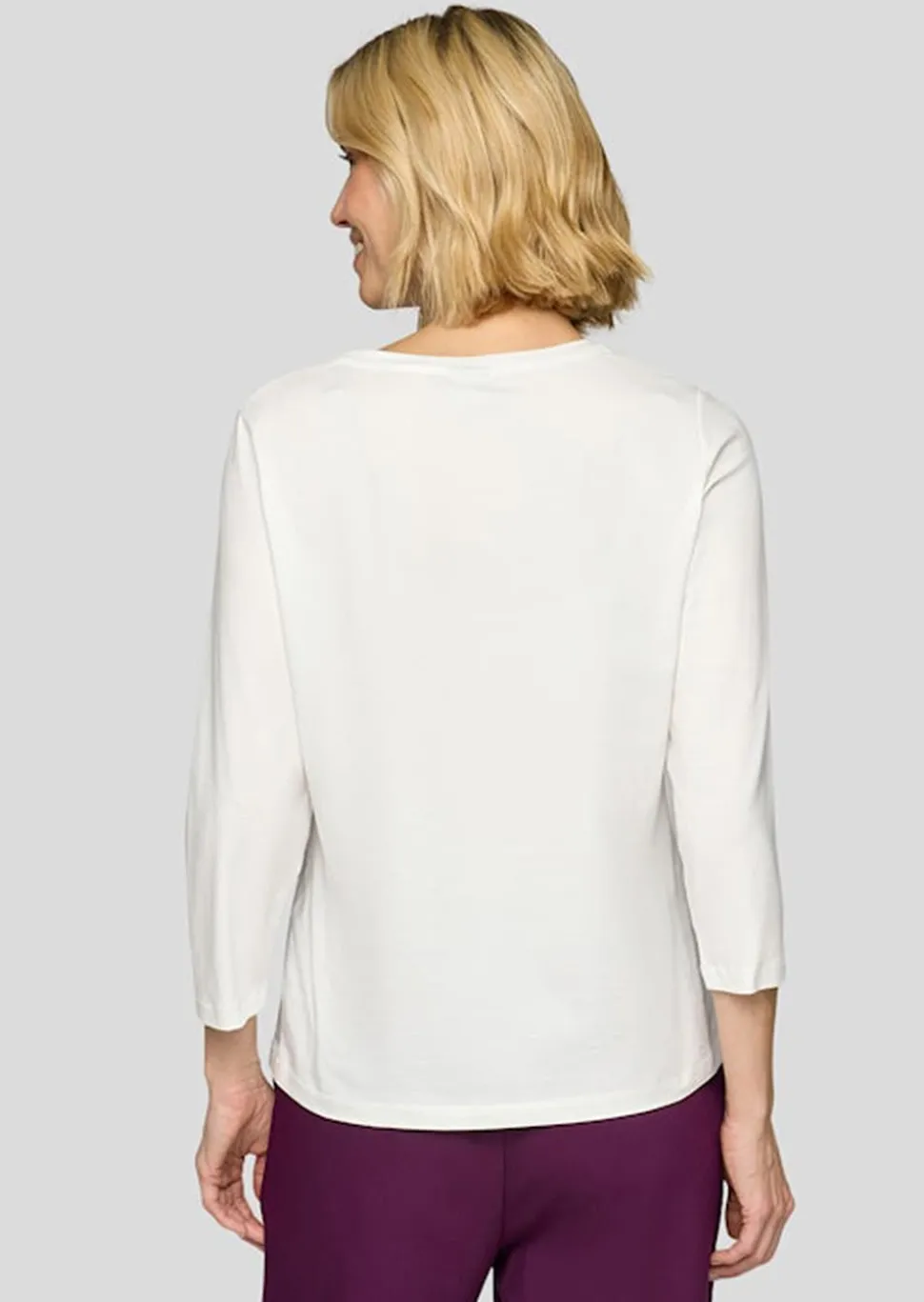 Baumwollshirt mit Frontmotiv