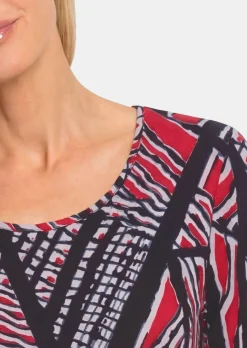 Baumwollshirt mit grafischem Druck