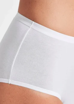 Baumwoll-Taillenslip im 3er-Pack mit Elasthan