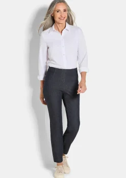 Bengalinhose LOUISA in Denim-Optik