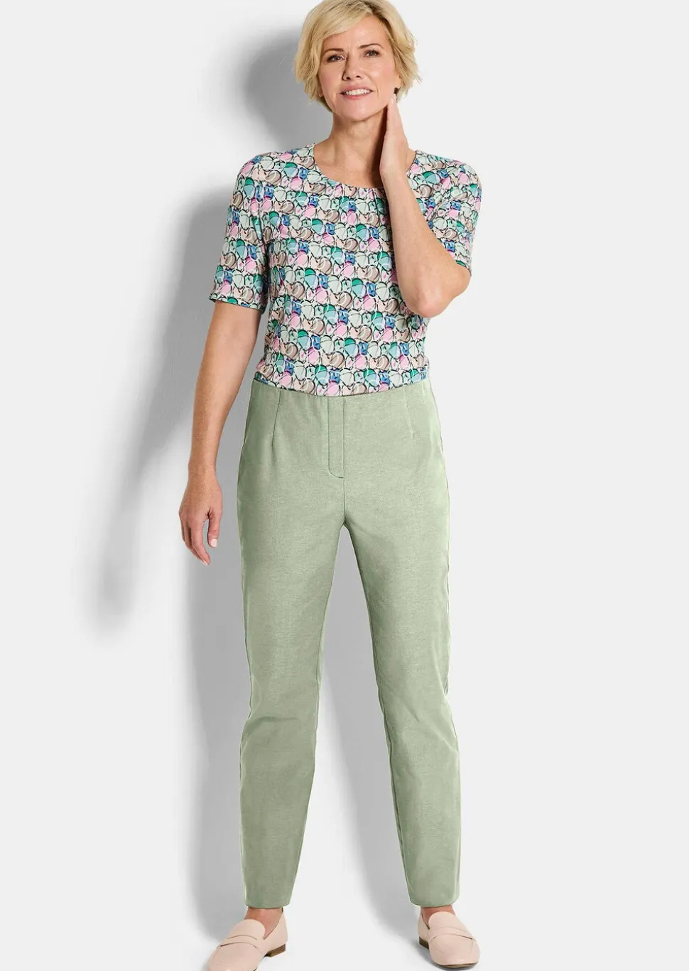 Bengalinhose LOUISA in Denim-Optik