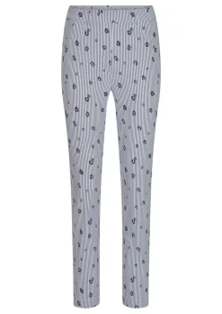 Bengalinhose LOUISA mit Streifen und Blumen
