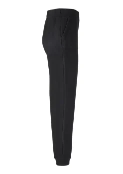 Bequeme Flausch-Freizeithose mit Bündchen