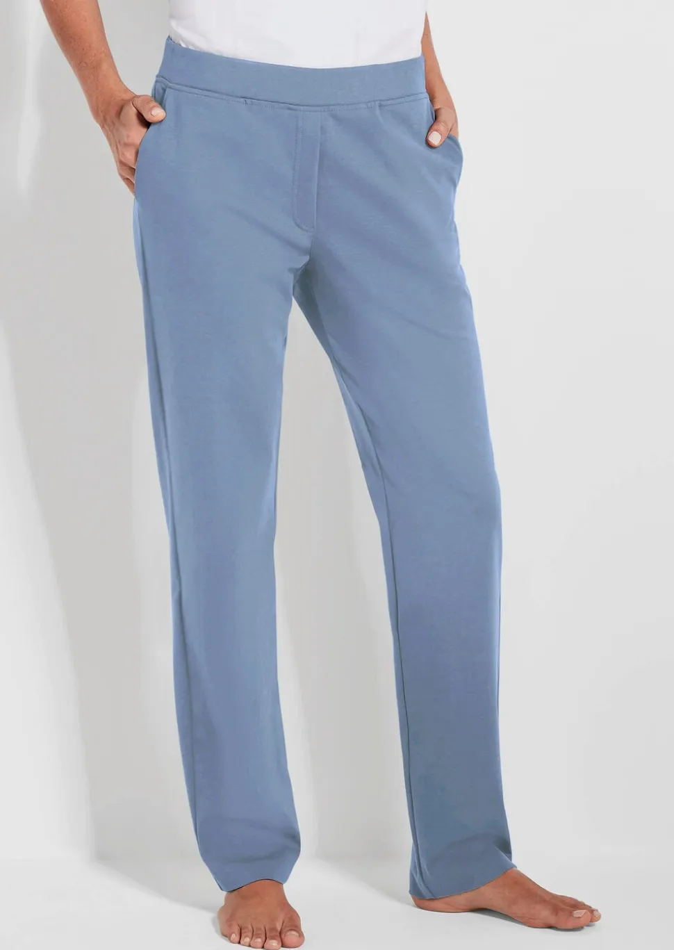 Bequeme Freizeithose mit Schlupfbund und Taschen