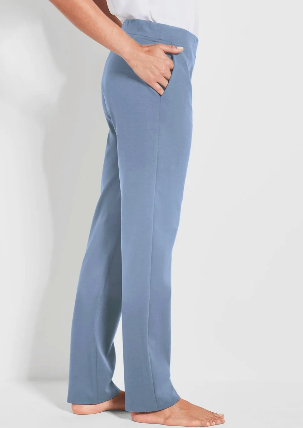 Bequeme Freizeithose mit Schlupfbund und Taschen