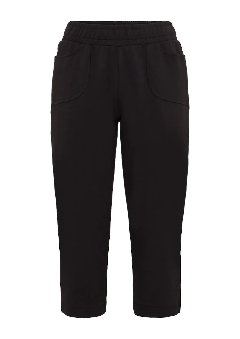 Bequeme 3/4-Freizeithose mit Schlupfbund und Taschen