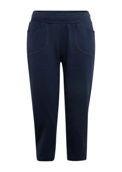 Bequeme 3/4-Freizeithose mit Schlupfbund und Taschen