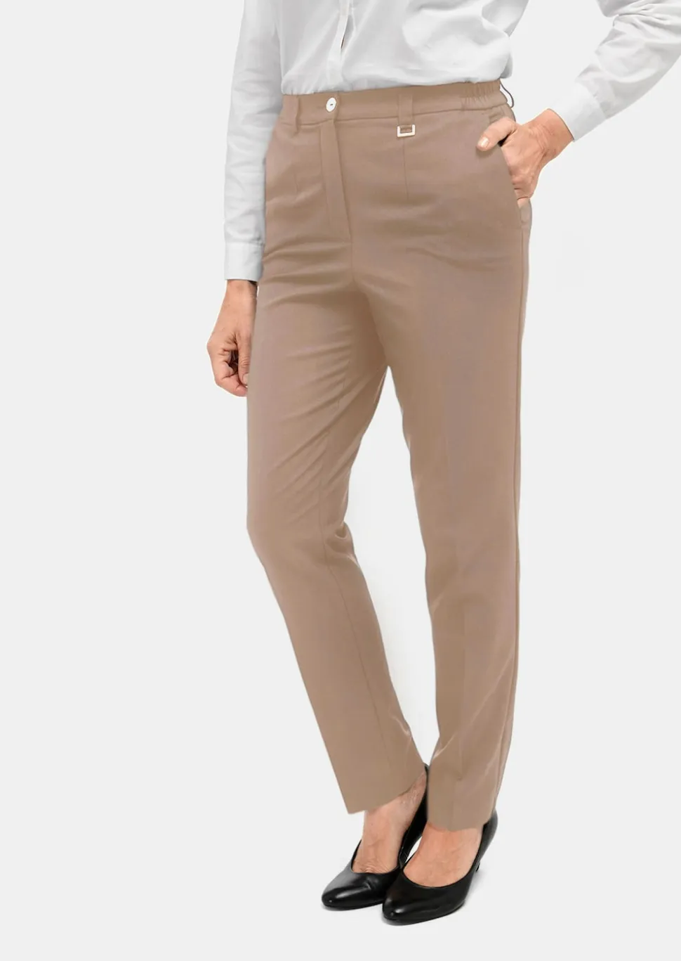 Bequeme Hose LOUISA COMFORT+ mit Bügelfalte