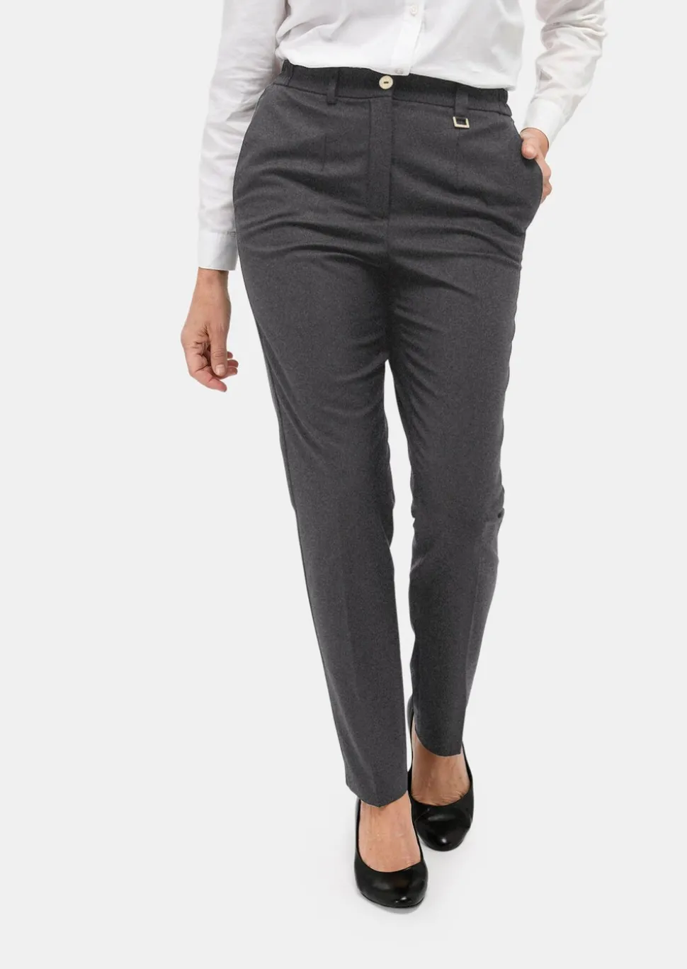 Bequeme Hose LOUISA COMFORT+ mit Bügelfalte