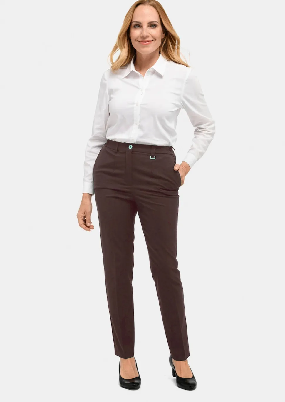 Bequeme Hose LOUISA mit Bügelfalte