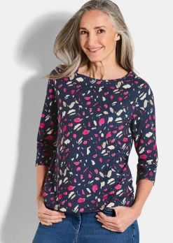 Bequemes Shirt aus Baumwoll-Jersey