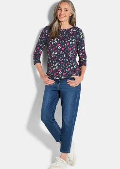 Bequemes Shirt aus Baumwoll-Jersey