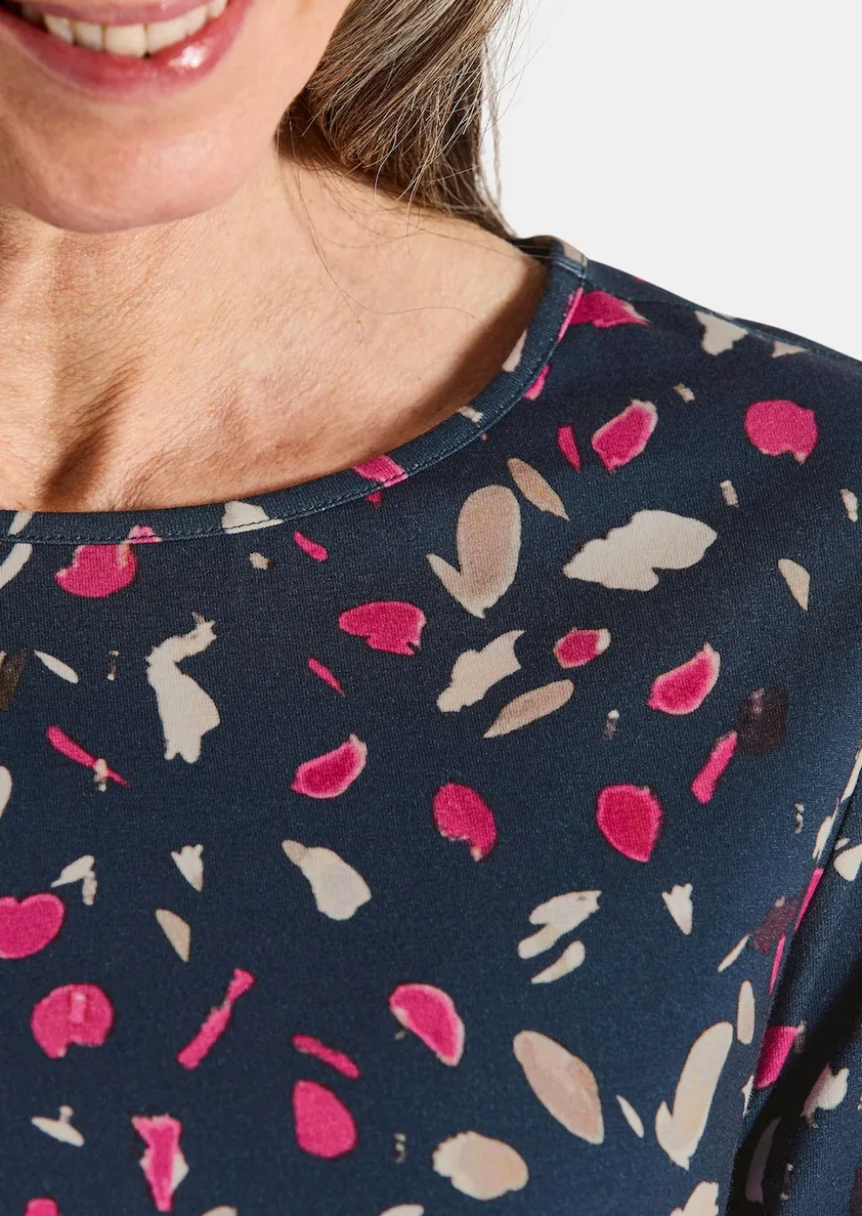 Bequemes Shirt aus Baumwoll-Jersey