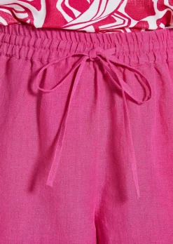 Bermudahose CARLA aus reinem Leinen