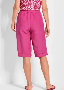 Bermudahose CARLA aus reinem Leinen